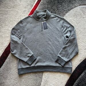 Zachary Prell Braemore Salt Pepper 1/4 Zip Up Sweater